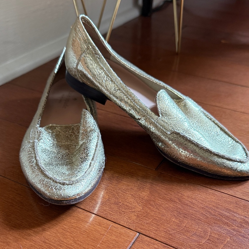 Gold Kate Spade Loafers for Women